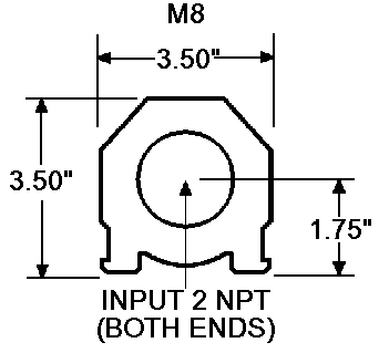 M8 Manifold Dimensions