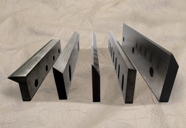 Display of granulator blades