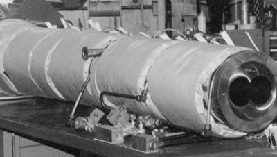 Twin Barrel (shown with insulation blanket to retain heat)